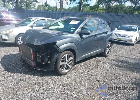 2019 Hyundai Kona Limited из США, поврежденный, VIN KM8K3CA56KU246781